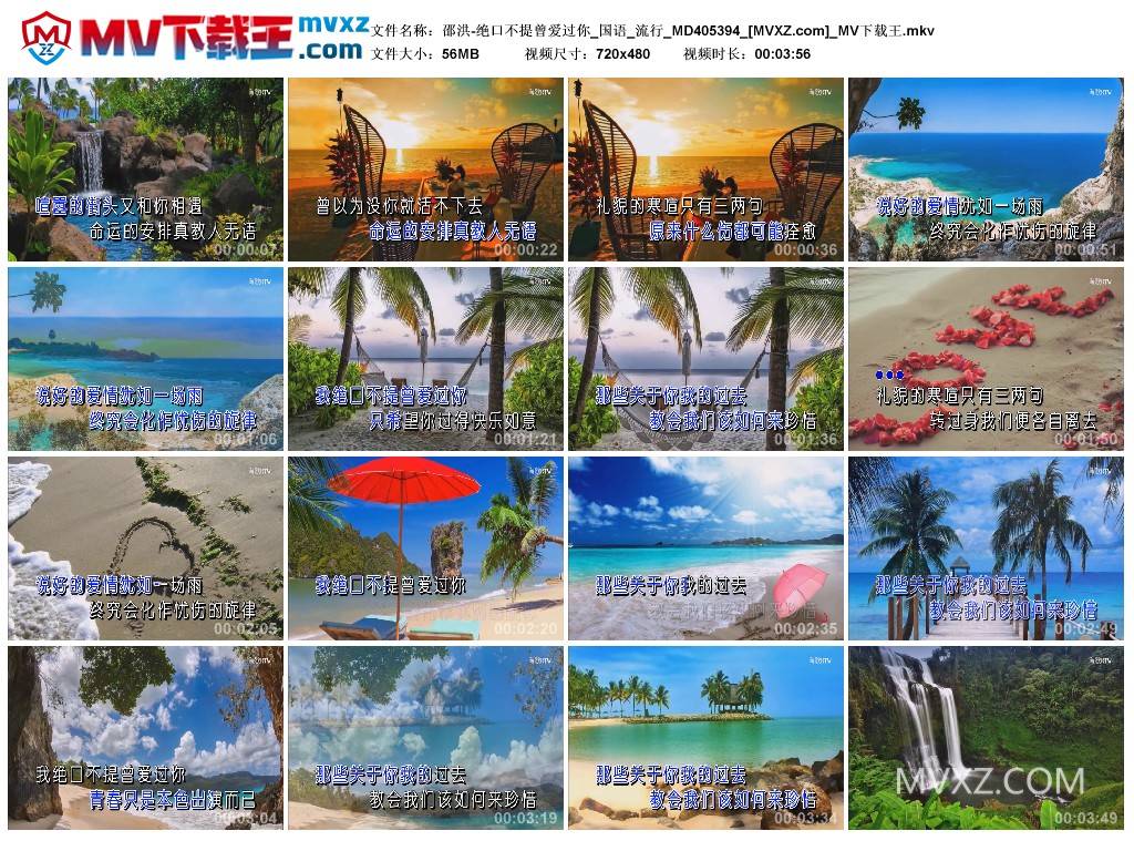 邵洪-绝口不提曾爱过你_国语_流行_MD405394